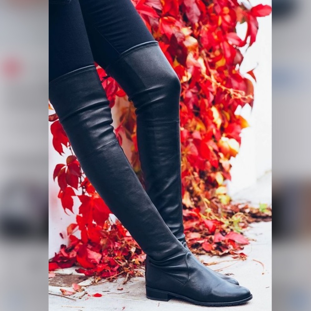 🎊Host Pick🎉Stuart Weitzman Over-the-Knee Leather Lowland Boots - Picture 4 of 12